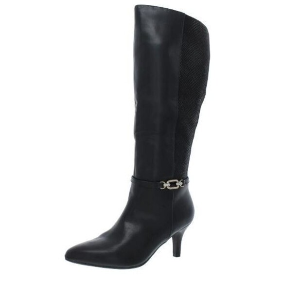 Karen Scott FREYLN Comfort Insole Knee-High Boots Black Size 5M – New in Box - Picture 1 of 8